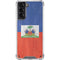 Haiti Flag Distressed Galaxy S21 5G Clear Case